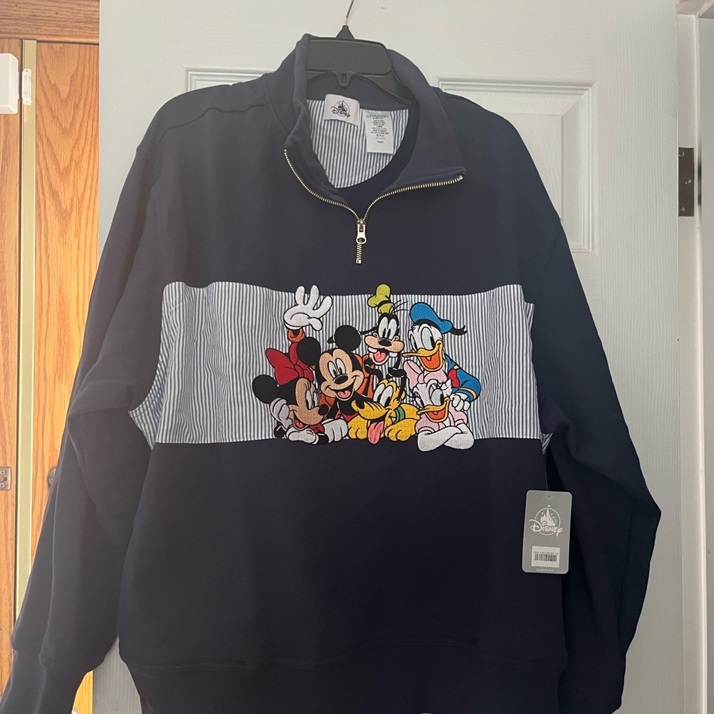 Disney Navy Pullover with Characters